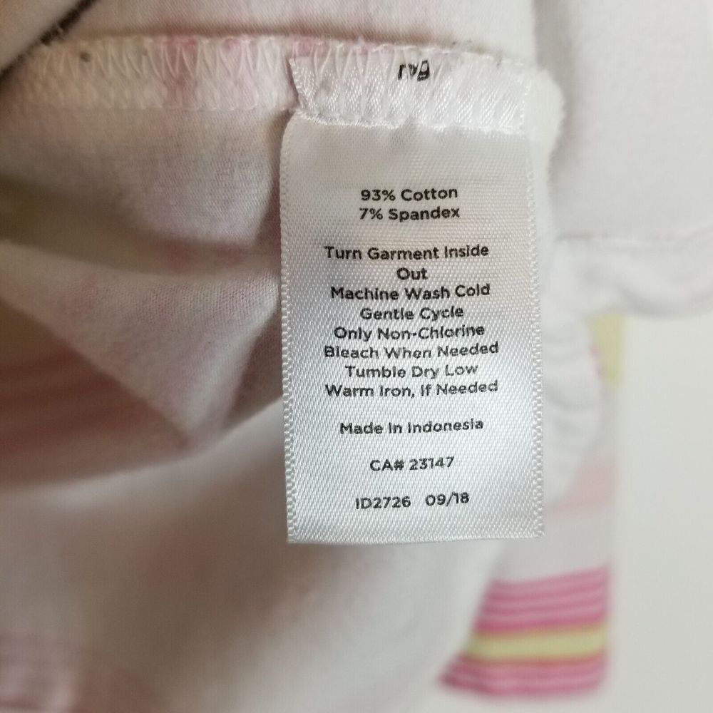 Talbots Hello Saturday Women Mock Zip Neck Pullover Size XL Petite Stripped - Picture 5 of 5